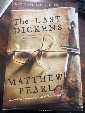The Last Dickens by Matthew Pearl - Paperback Novel in Beige & Brown